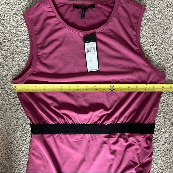 Nwt-Bcbgmaxazria Asymmetric Knit Maxi Dresssize M Color-Violet Quartz - Picture 7 of 13